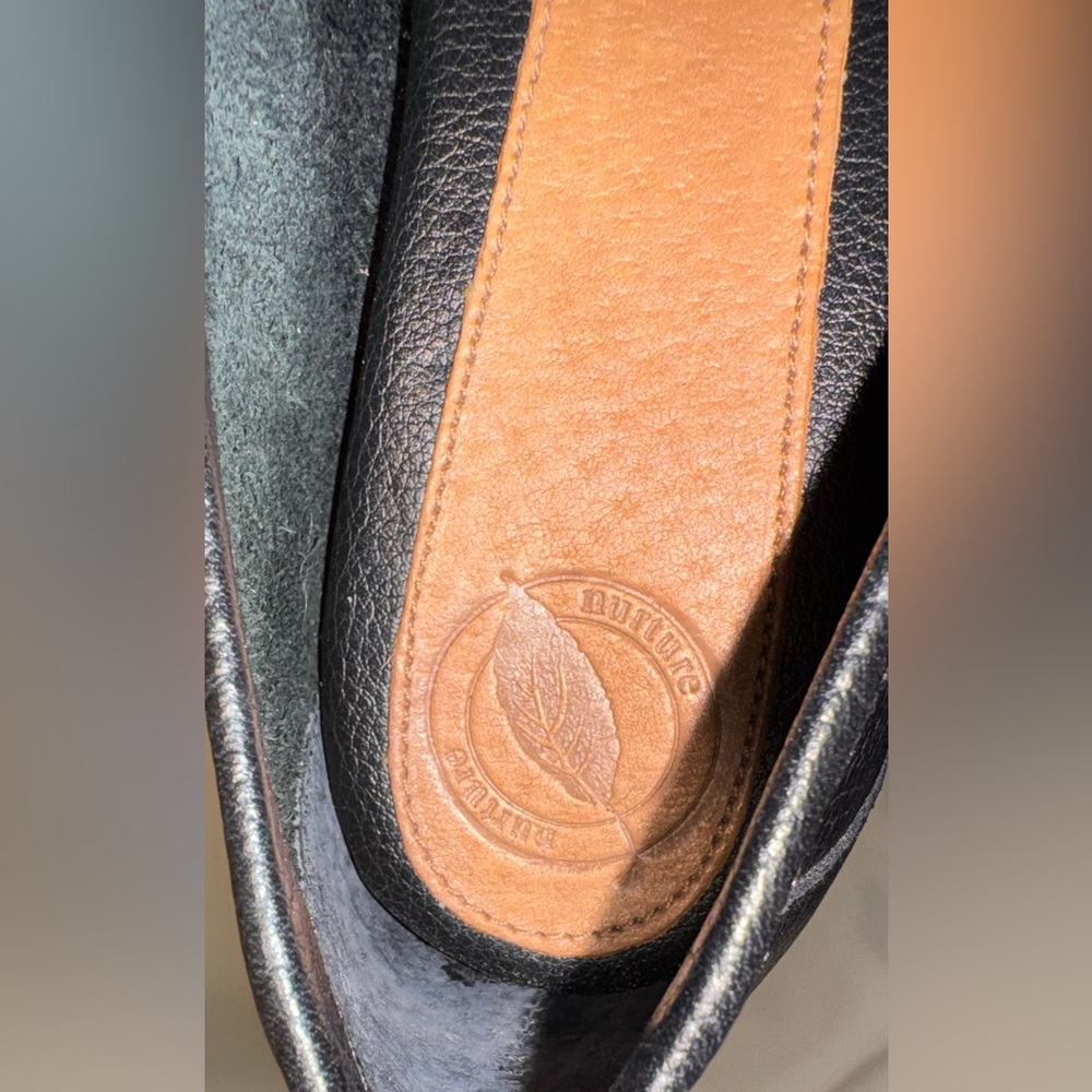 Nurture Tiffany’s Classic Black Leather Loafers, Size 8 - Picture 12 of 16